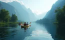 Activités nautiques au cœur du lac du Cantal